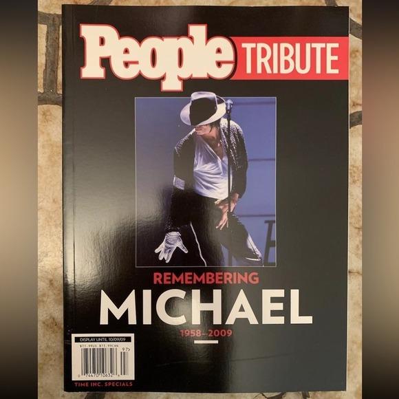 People Magazine Other - People Tribute Magazine Michael Jackson 1958-2009 Black Excellent Commemorative